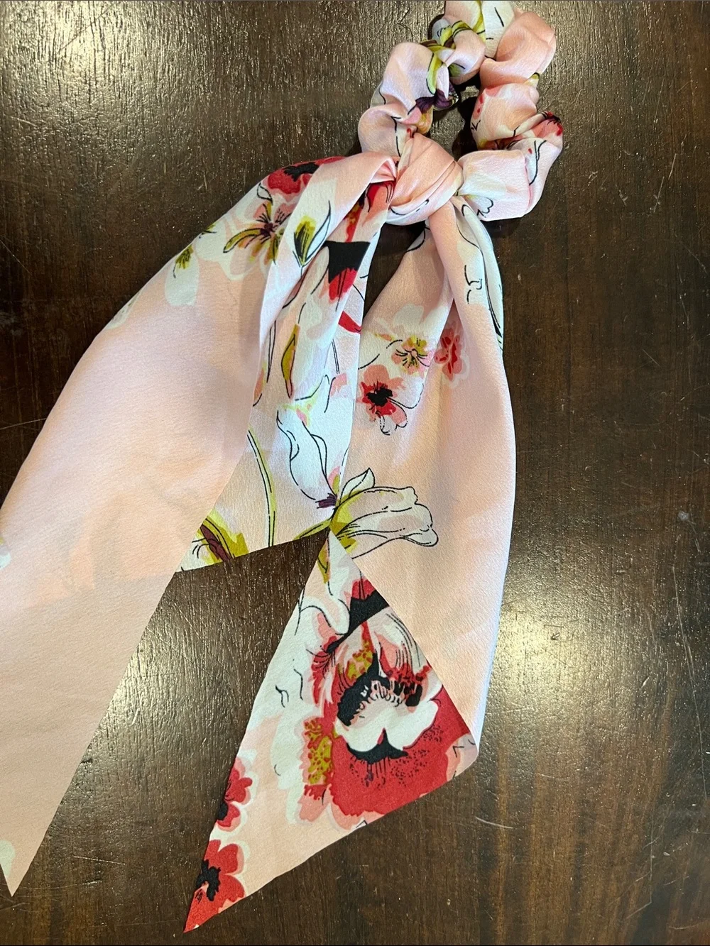 💕 Set of 3 Scrunchie Hair Scarves – Floral Prints – Imported 💕